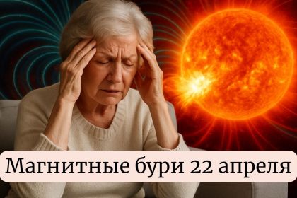 Магнитные бури сегодня, 22 апреля 2025: прогноз солнечной активности