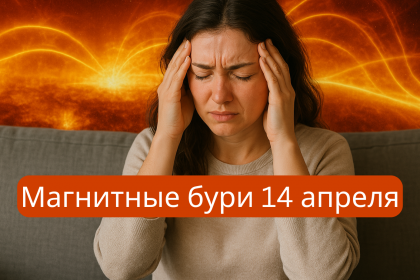 Магнитные бури сегодня, 14 апреля 2025: прогноз солнечной активности