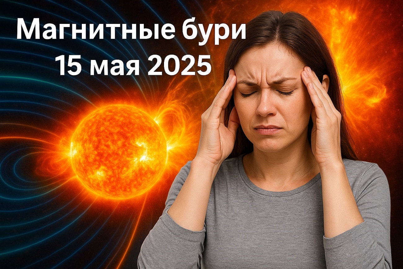 Магнитные бури сегодня, 15 мая 2025: прогноз солнечной активности