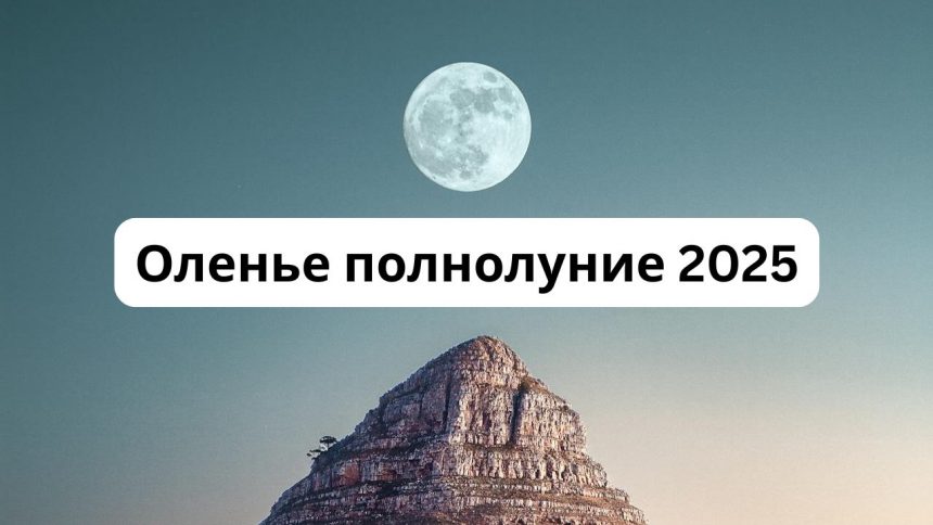 Оленье полнолуние июль 2025: когда будет, в каком знаке и как извлечь пользу для себя