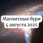 Магнитные бури 4 августа 2025: прогноз солнечной активности на сегодня
