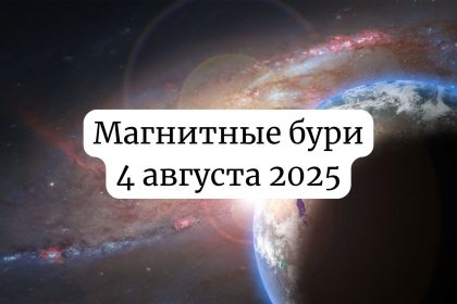 Магнитные бури 4 августа 2025: прогноз солнечной активности на сегодня