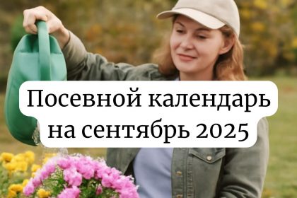 Посевной календарь на сентябрь 2025 по фазам Луны