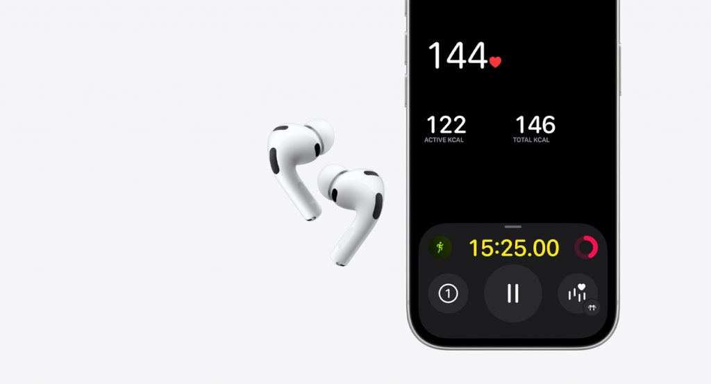 Apple представила AirPods Pro 3: улучшенное шумоподавление и функции для здоровья