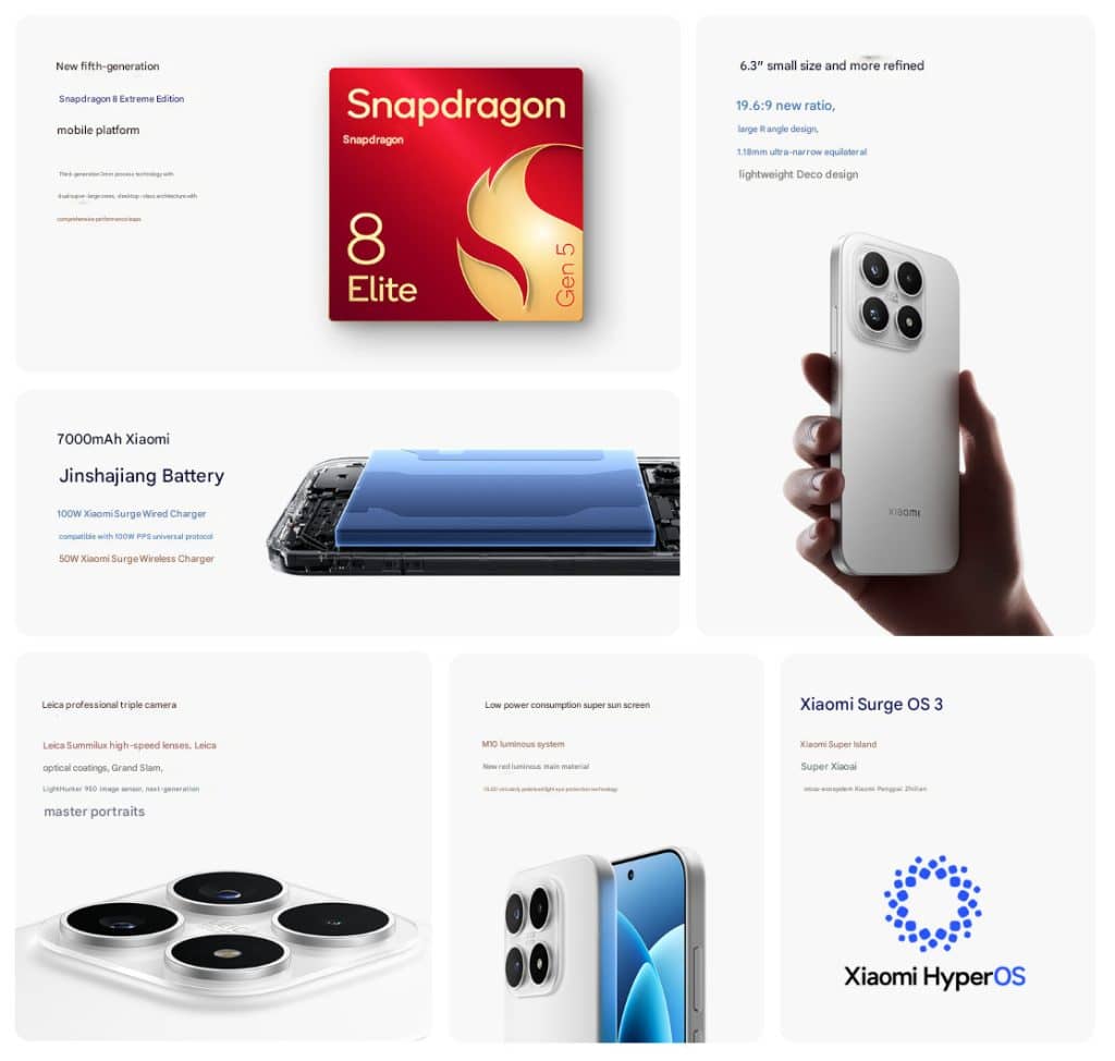 Серия Xiaomi 17 представлена: новый дизайн, AI-ассистент и конкуренция с iPhone