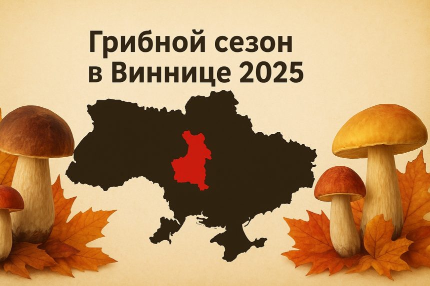 Грибные места в Виннице и Винницкой области: где искать и как собирать грибы осенью 2025