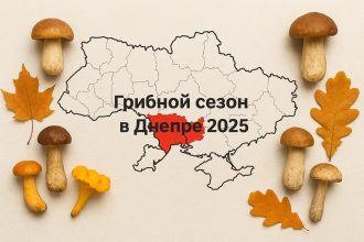 Грибные места в Днепре и Днепропетровской области: где искать и как собирать грибы осенью 2025