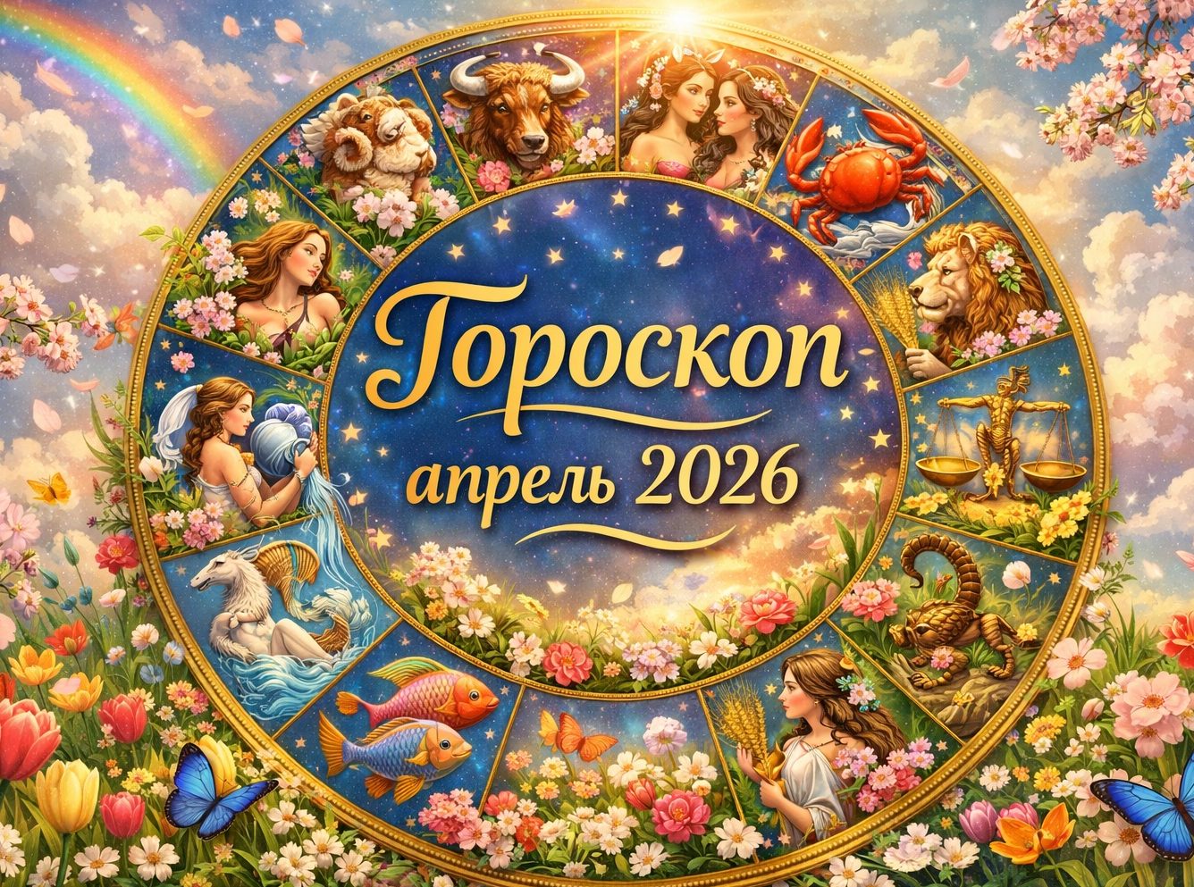 Гороскоп на апрель 2026 года: астрологический прогноз для всех знаков Зодиака