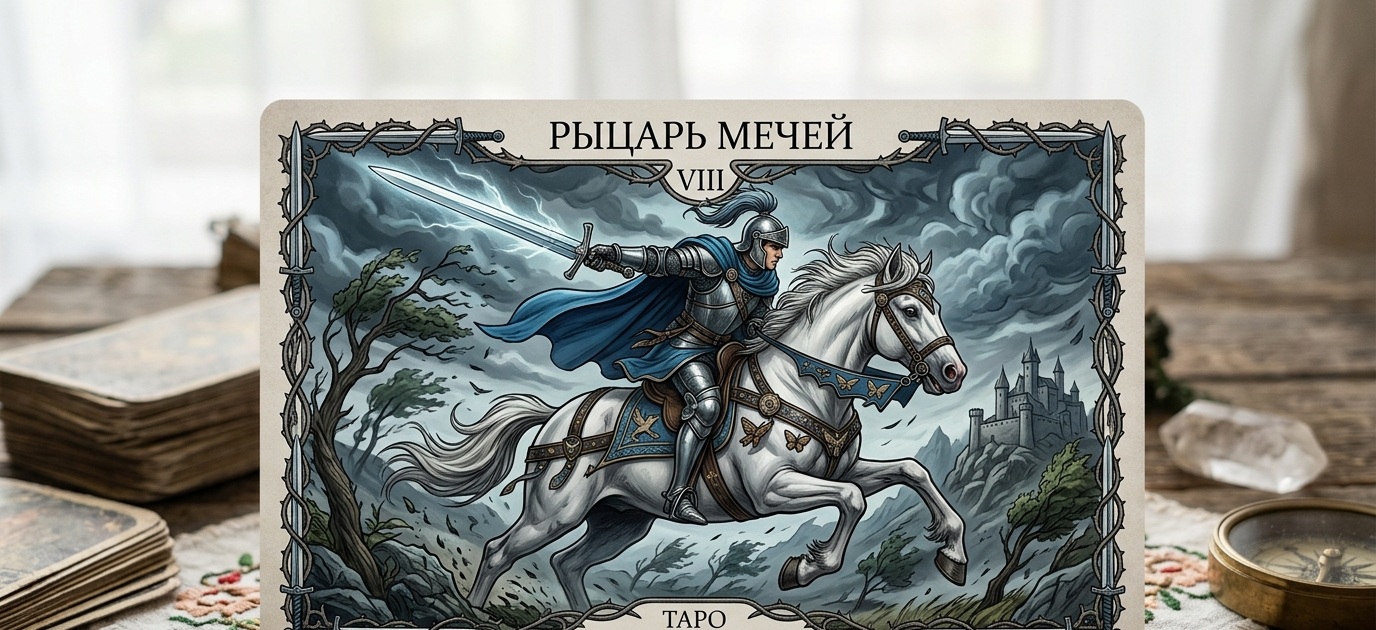 Карта Таро Рыцарь Мечей: что означает и как читать в раскладах