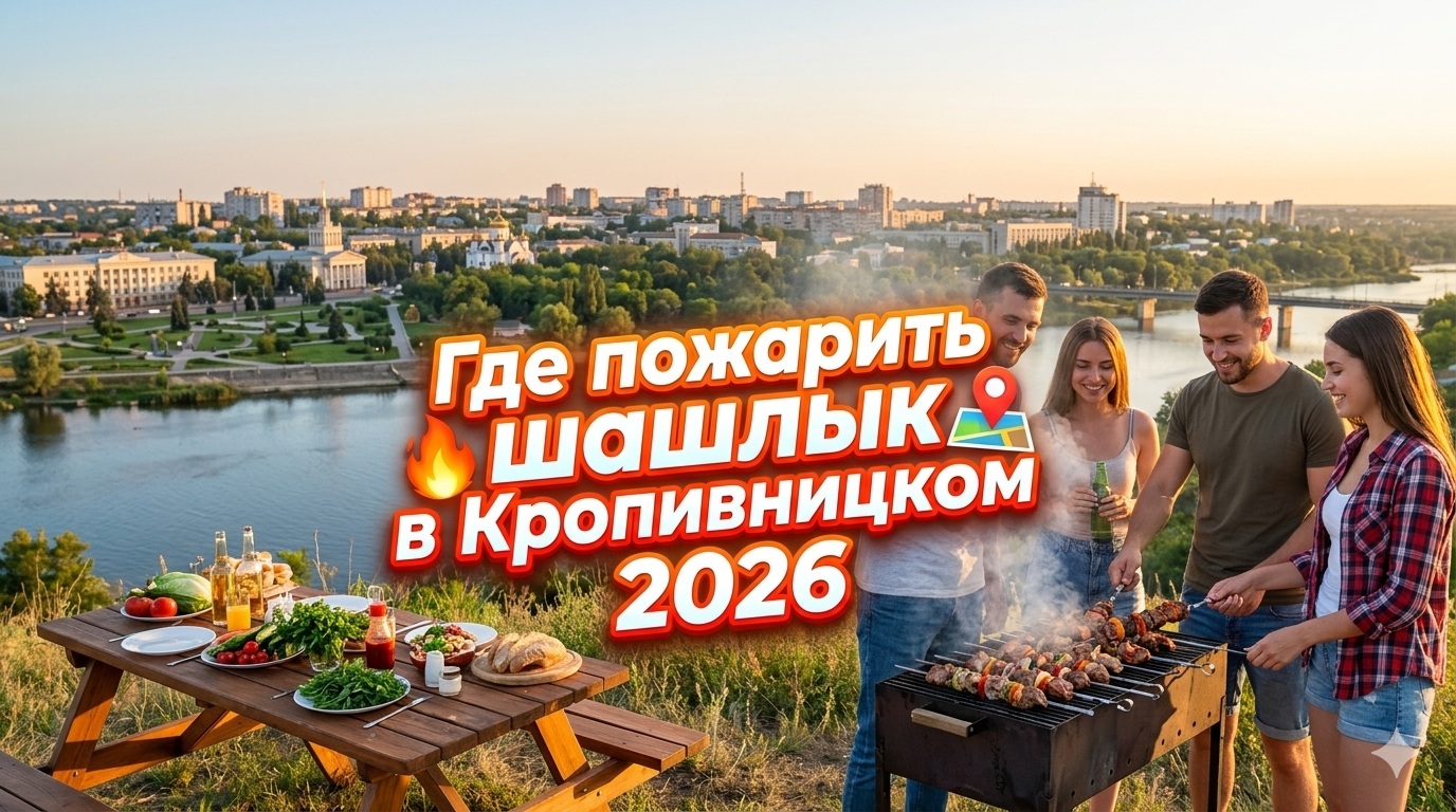 Где пожарить шашлык в Кропивницком 2026: разрешенные места, правила и штрафы