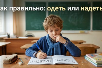 Надеть или одеть: в чем разница и как правильно говорить на русском