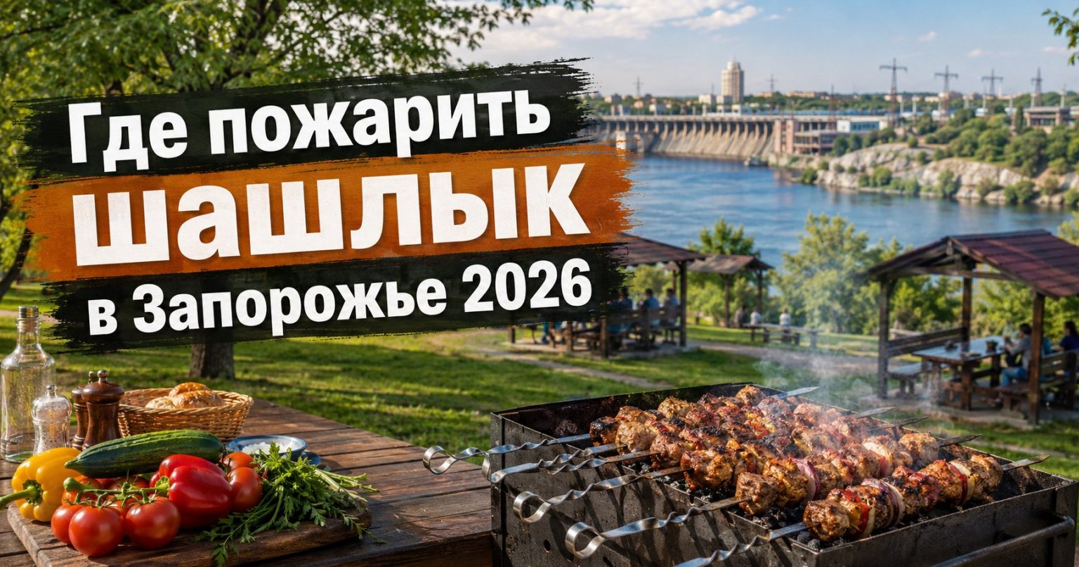 Где пожарить шашлык в Запорожье 2026: разрешенные места, правила и штрафы