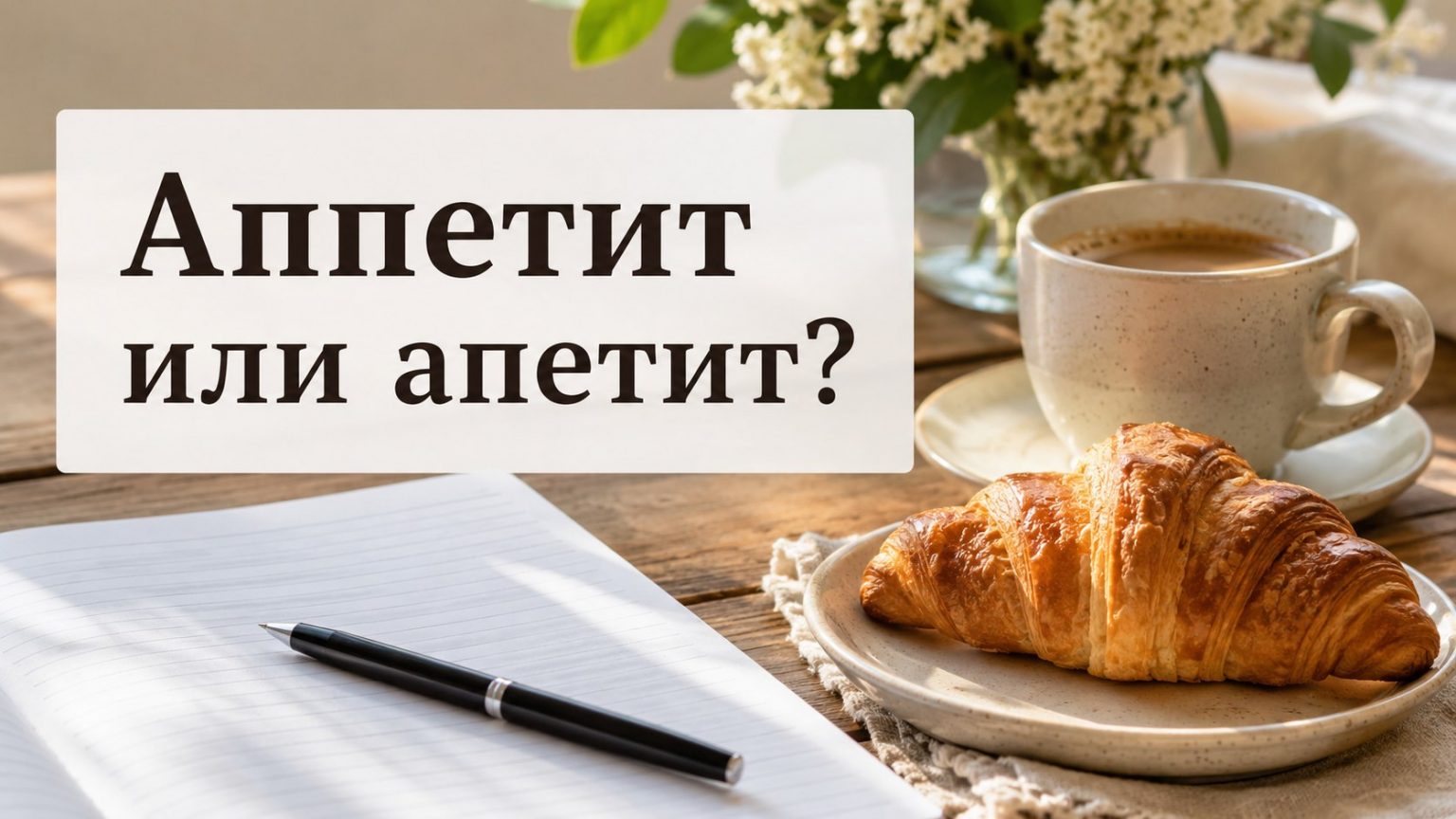 Аппетит или апетит: как правильно пишется слово на русском