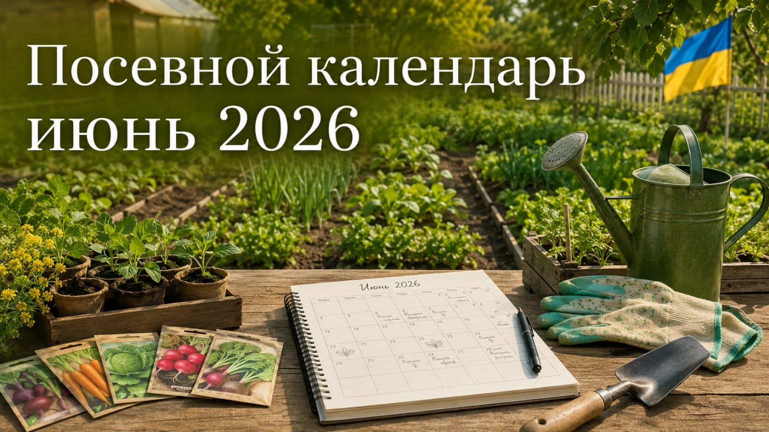 Посевной календарь на июнь 2026: благоприятные и неблагоприятные дни, что сажать