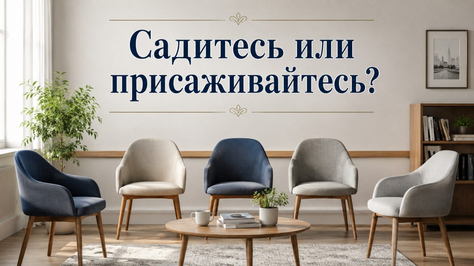 Садитесь или присаживайтесь: как правильно говорить на русском и в чем разница