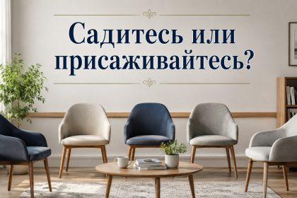 Садитесь или присаживайтесь: как правильно говорить на русском и в чем разница