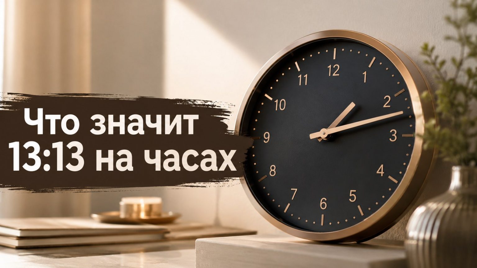 Что значит 13:13 на часах: символика, психология и практический смысл совпадений