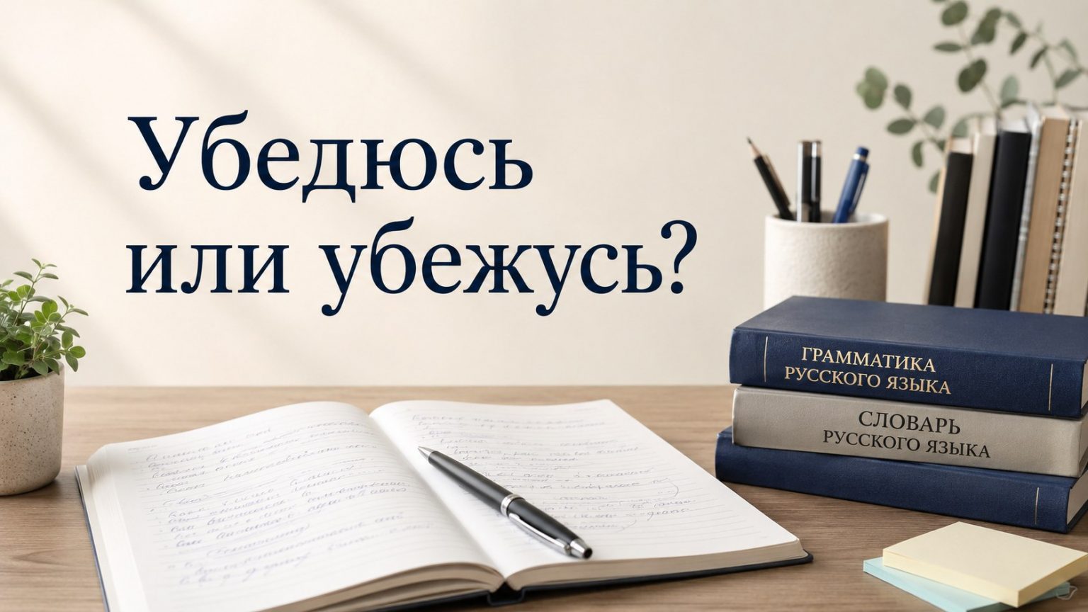 Убедюсь или убежусь: как правильно говорить на русском