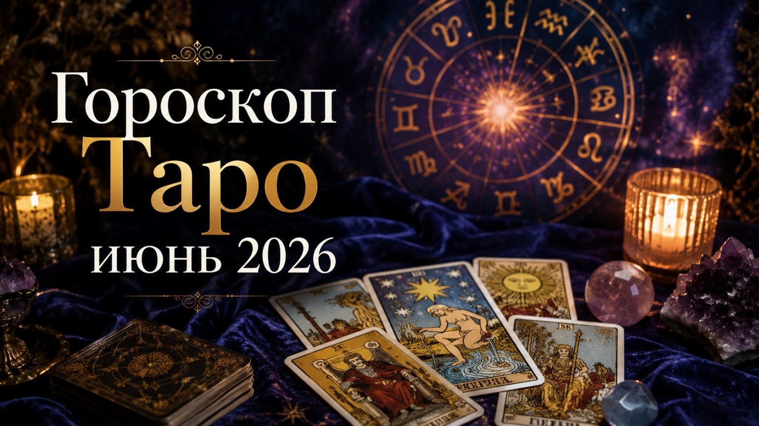 Гороскоп Таро июнь 2026: точный прогноз и что приготовили карты для каждого знака Зодиака