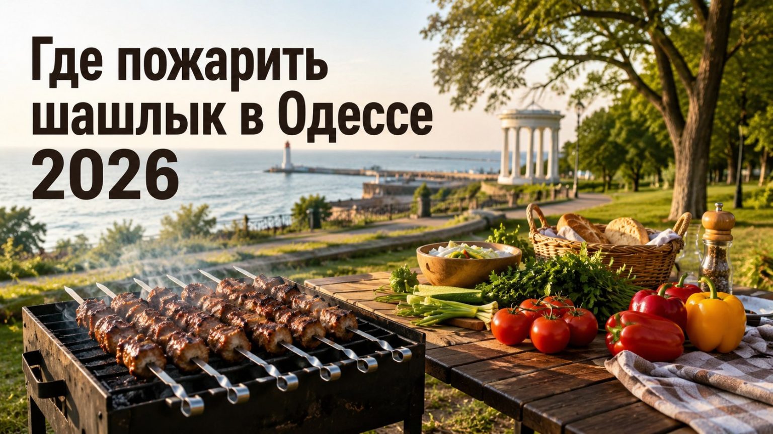 Где пожарить шашлык в Одессе 2026: разрешенные места, правила и штрафы