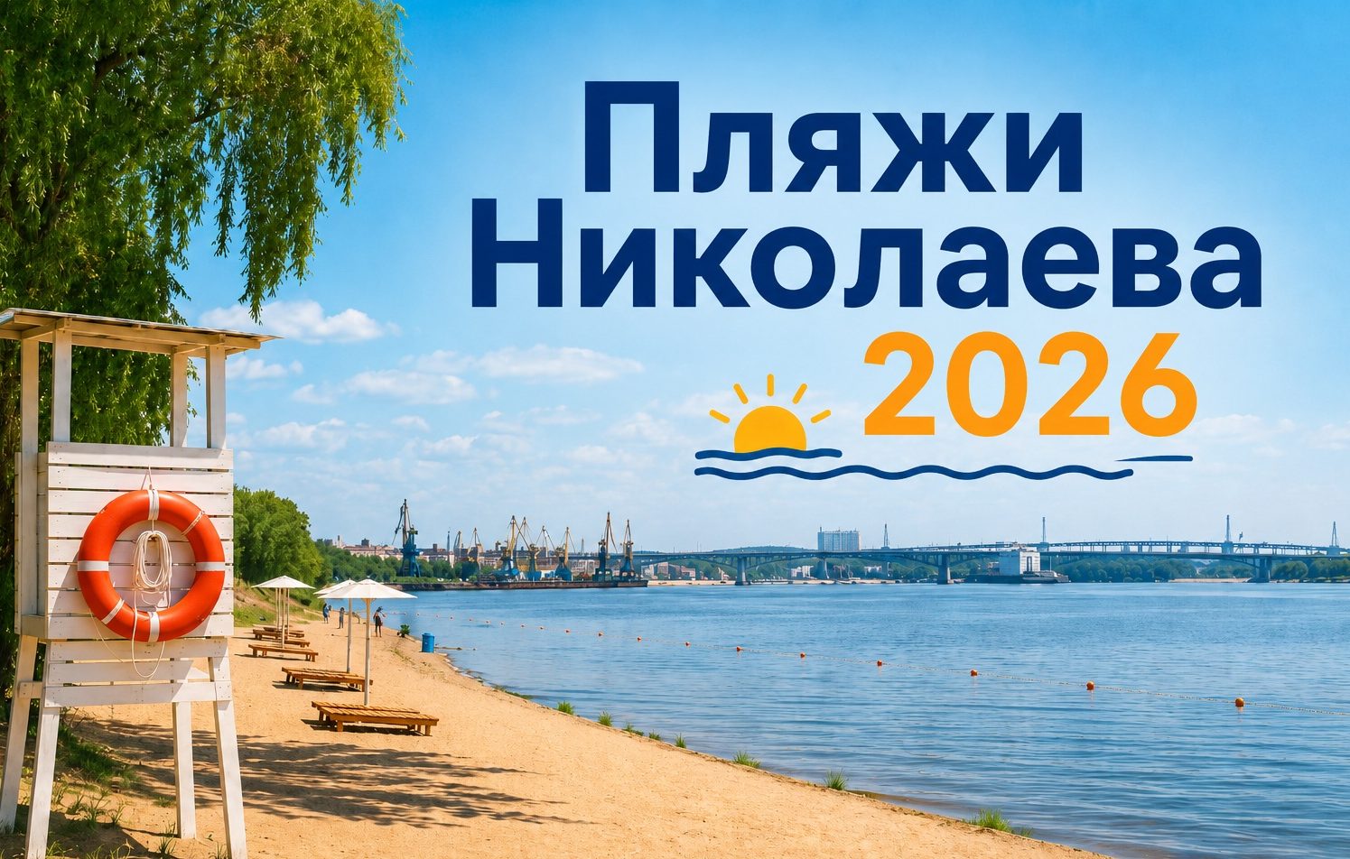 Где купаться в Николаеве 2026: открытые пляжи, озера и безопасные места у воды