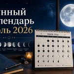 Лунный календарь июль 2026: благоприятные и неблагоприятные дни, фазы Луны