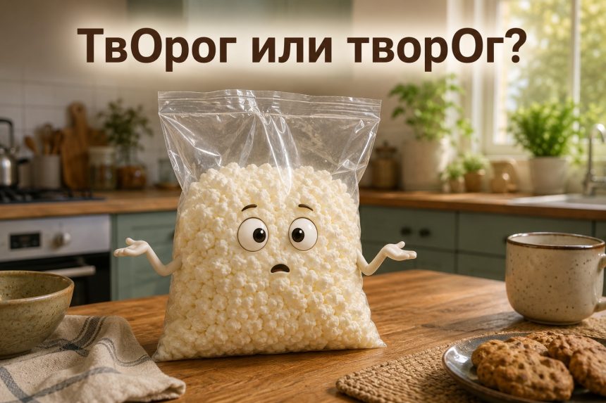 ТвОрог или творОг: как правильно ставить ударение на русском и есть ли разница