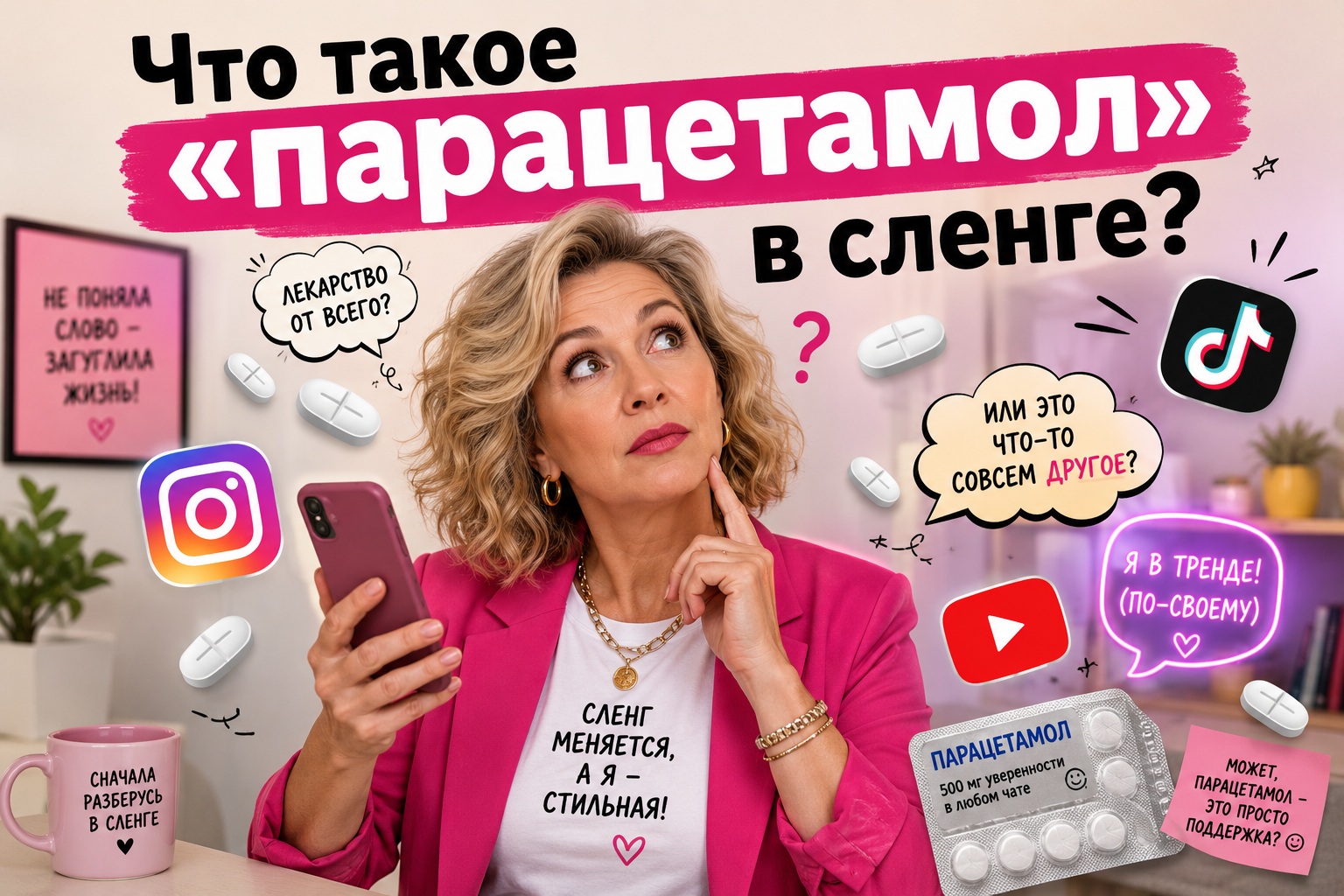 Что такое «парацетамол» в сленге: значение слова, происхождение и примеры использования в речи
