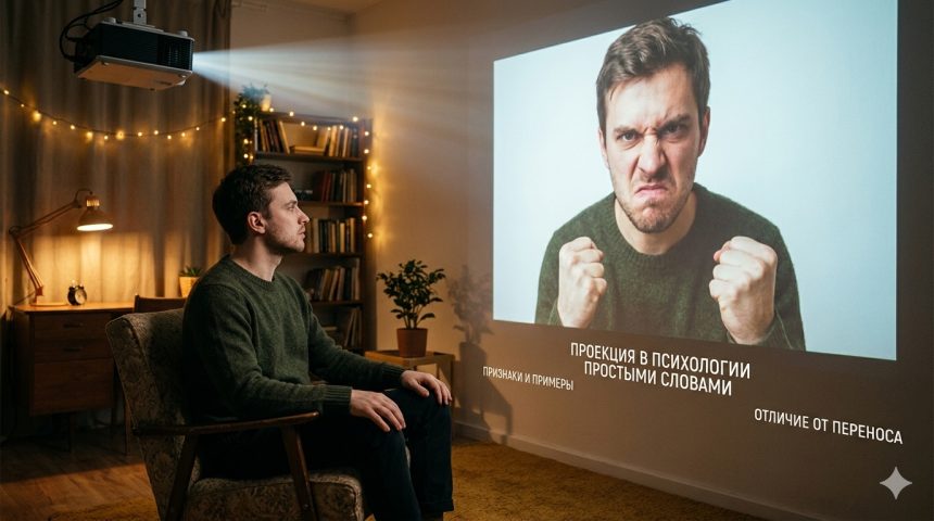 Что такое проекция в психологии простыми словами: признаки, отличие от переноса и как бороться