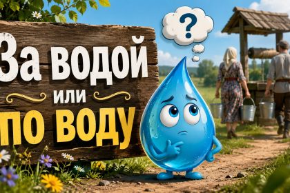 За водой или по воду: как правильно говорить и писать на русском
