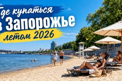 Купальный сезон в Запорожье 2026: когда начнется, где можно купаться и бассейны с подогревом