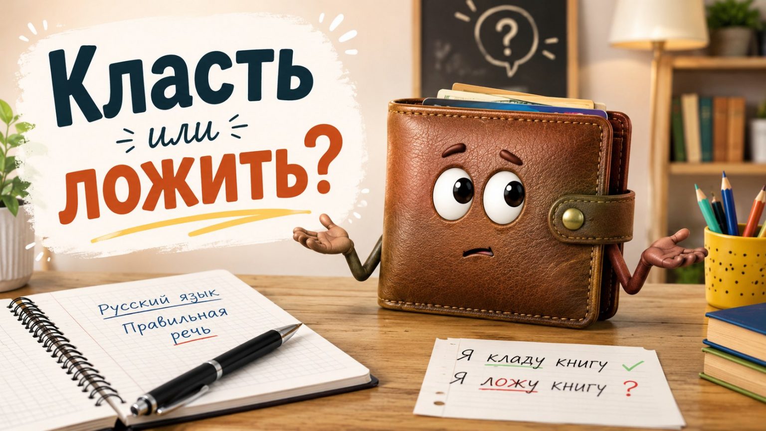 Класть или ложить: как правильно говорить и писать на русском