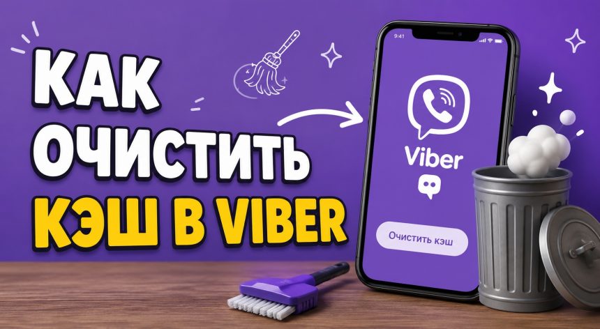 Как очистить кэш от фото и видео в Вайбер 2026: пошаговая инструкция для телефона и ноутбука