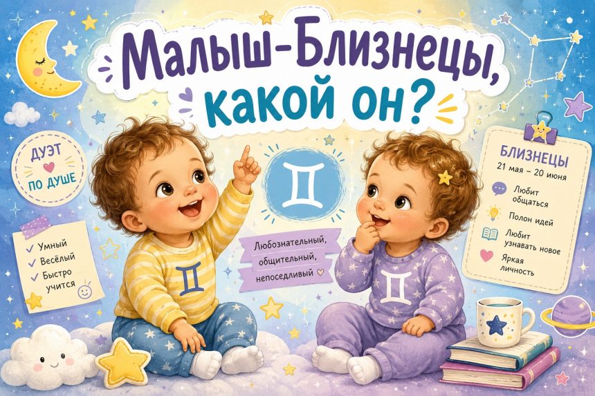 Ребенок Близнецы: причины появления в семье, характеристика детей этого знака Зодиака и как воспитывать