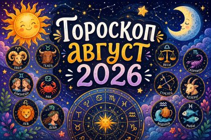 Гороскоп на август 2026 года: астрологический прогноз для всех знаков Зодиака