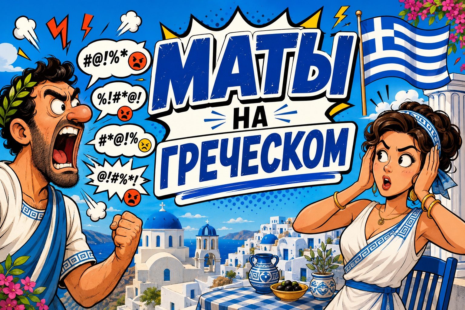 Матюки на греческом: популярные бранные слова и фразы со значением