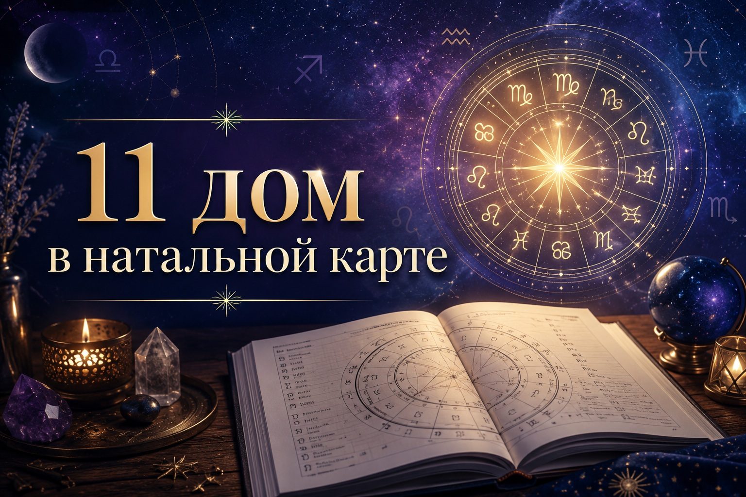 11 дом в натальной карте: как читать, что означает, за что отвечает и влияние на личность