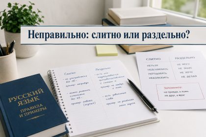 Неправильно или не правильно: как пишется слово на русском