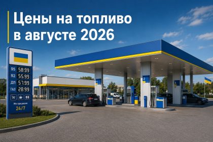 Цена на бензин, дизель и газ в Украине август 2026: прогноз и что изменится