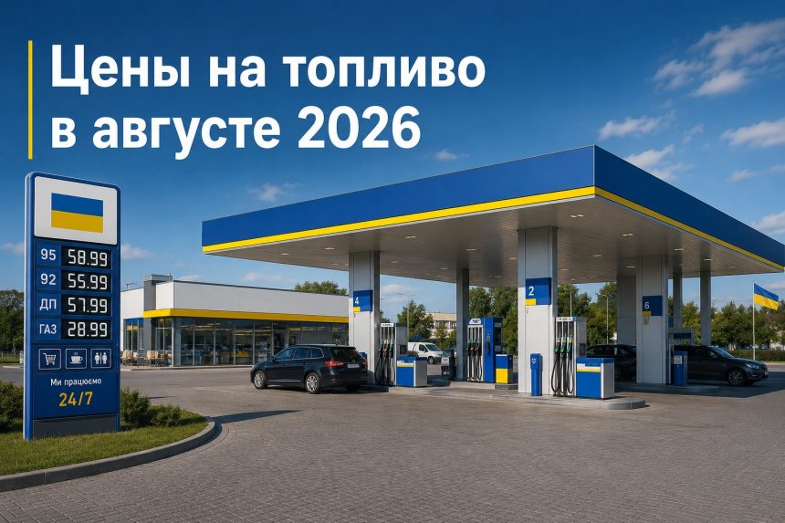 Цена на бензин, дизель и газ в Украине август 2026: прогноз и что изменится