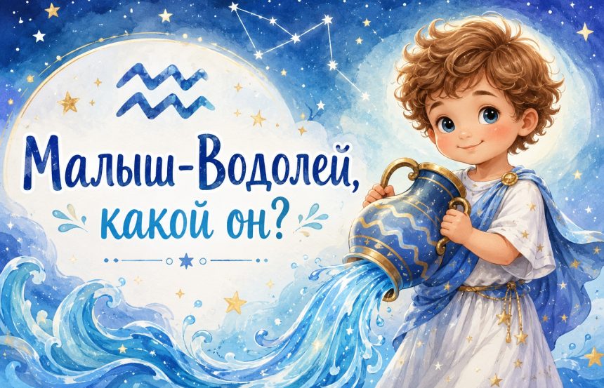 Ребенок Водолей: причины появления в семье, характеристика детей этого знака Зодиака и как воспитывать