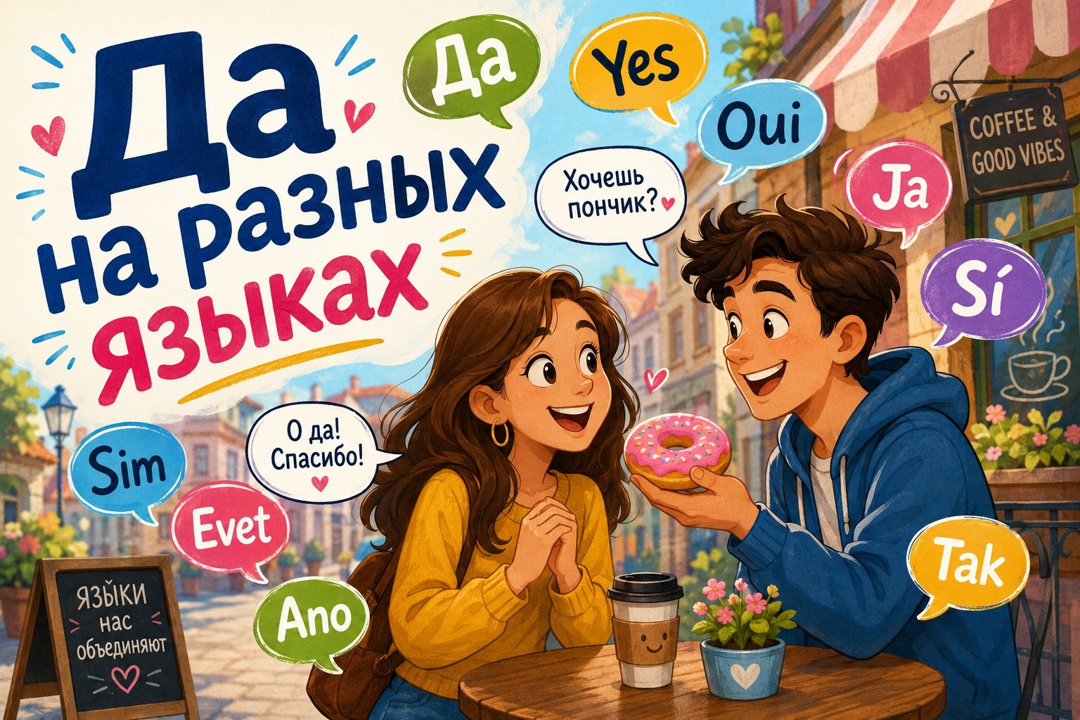 Как сказать «Да» на разных языках мира: слова и фразы с переводом