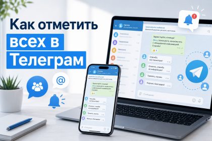 Как тегнуть всех в Телеграм 2026: пошаговая инструкция для телефона и ноутбука