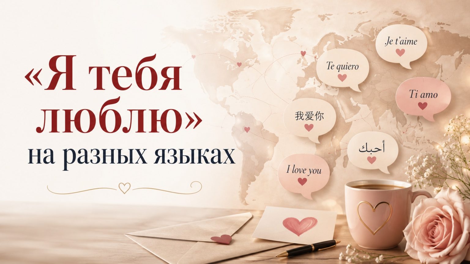 Как сказать «я тебя люблю» на разных языках мира: фразы с переводом