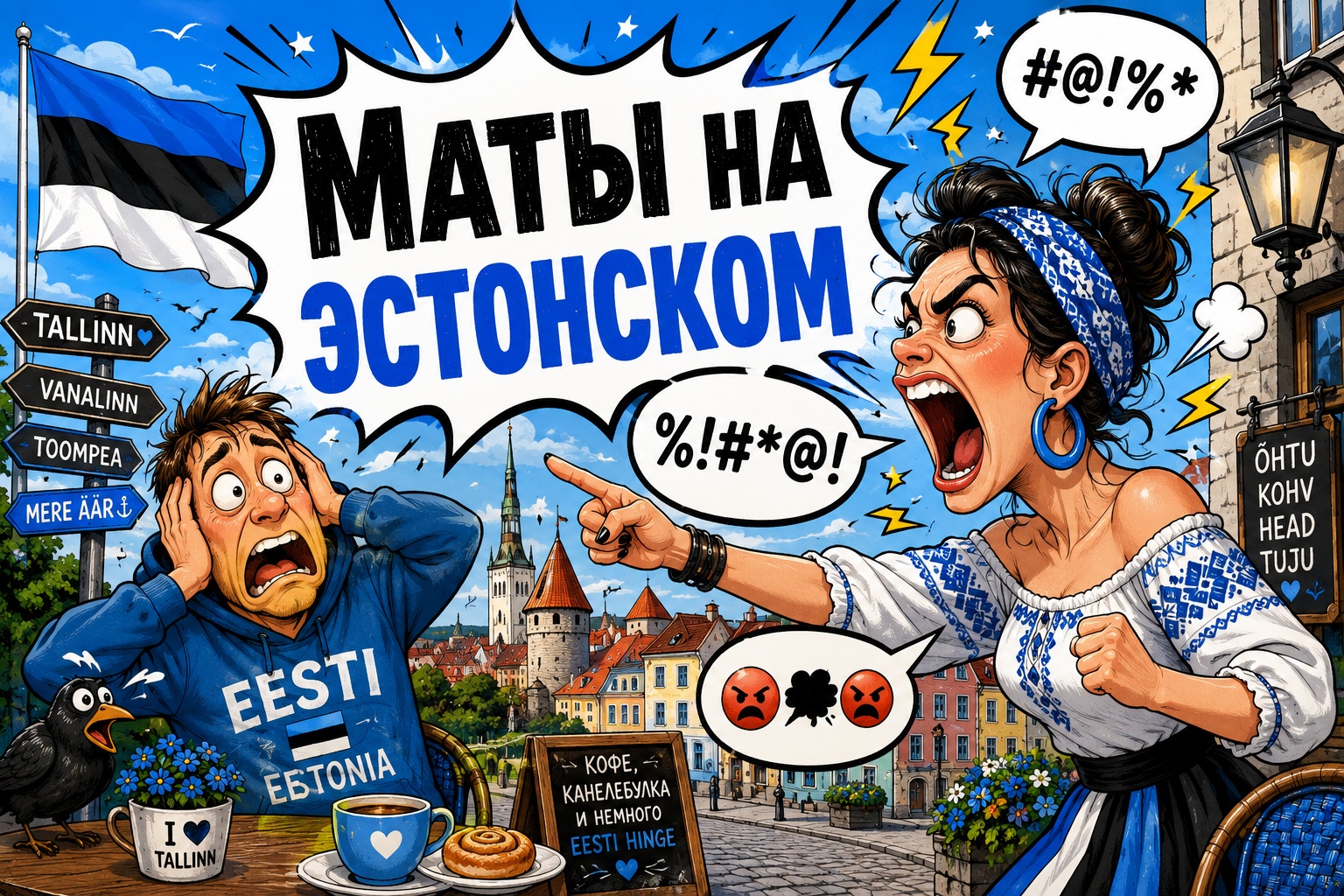 Как ругаться на эстонском: распространенные маты с переводом на русский