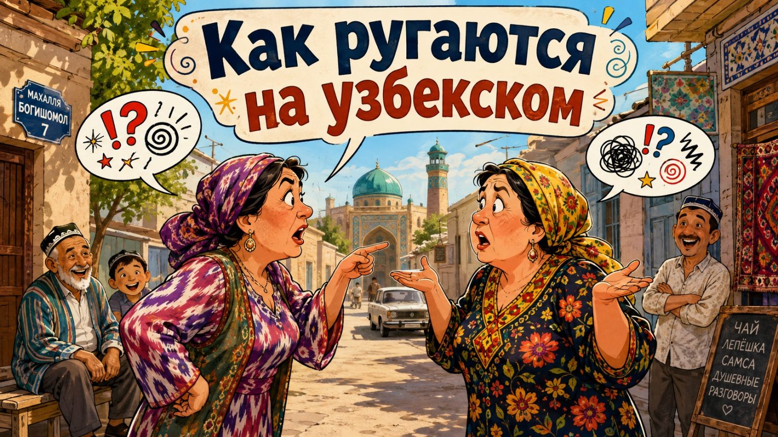 Что означают узбекские ругательства: словарь грубых слов и фраз с переводом на русский
