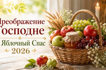 Яблочный Спас и Преображение Господне 2026: картинки, открытки и пожелания на русском