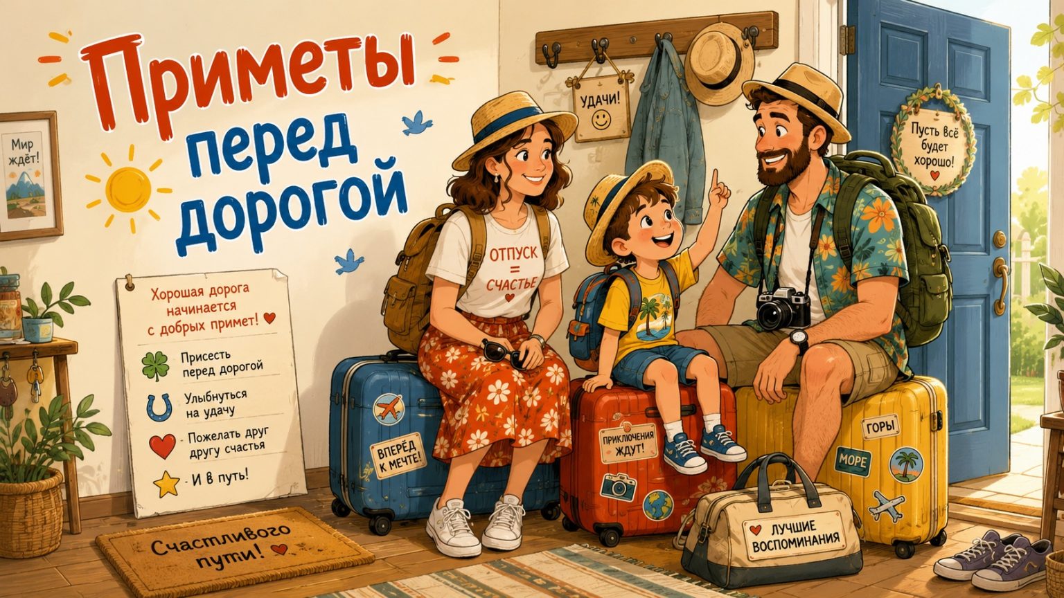Что нельзя делать перед дорогой: народные приметы, запреты и поверья на удачу