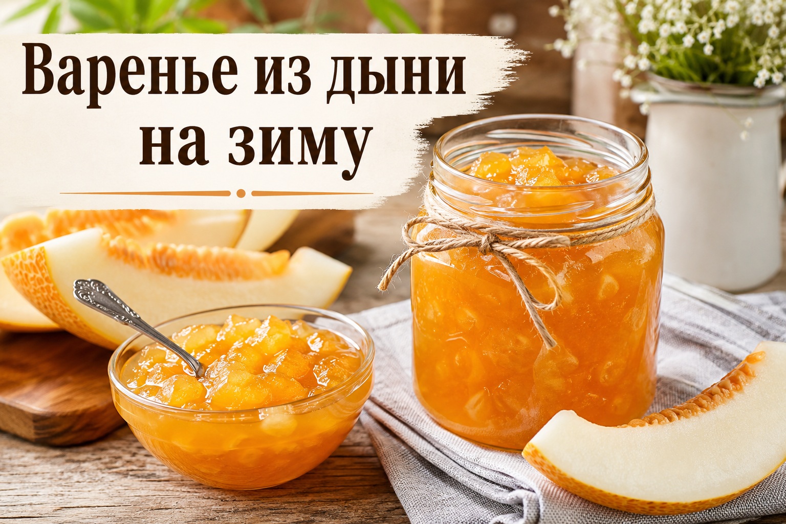 Варенье из дыни с лимоном на зиму: простой ароматный рецепт густого варенья