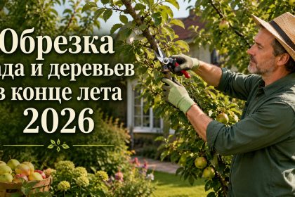 Какие ветки можно обрезать в саду в конце лета 2026: что удалить у яблони, груши, сливы и кустарников